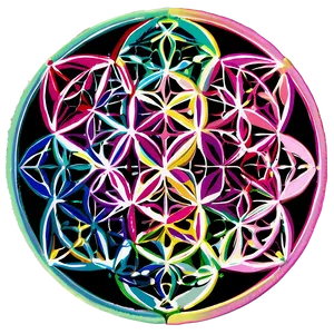 Flower Of Life Sacred Geometry Png 06252024 PNG image