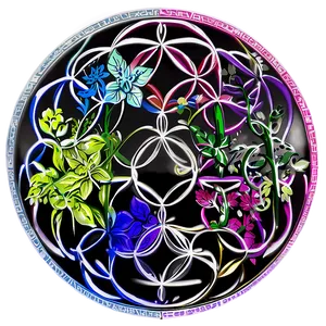 Flower Of Life Symbol Illustration PNG Ner PNG