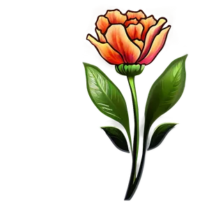 Flower Outline PNG 3 PNG