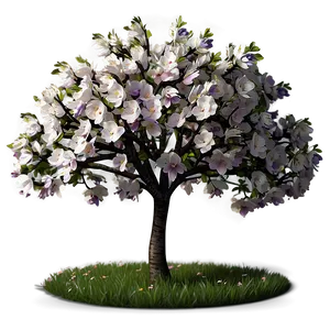 Flower Tree In Springtime PNG Uhe30 PNG