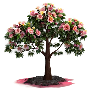 Flower Tree In Sunrise Png 06282024 PNG image