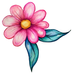 Flower Watercolor C PNG image