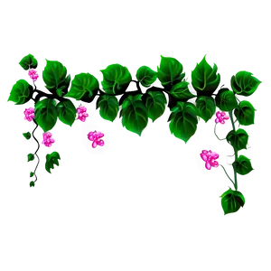Flowering Vine Illustration PNG image