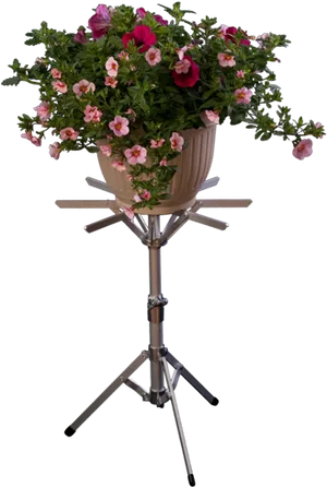 Flowerpoton Tripod Stand PNG image