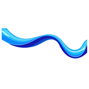 Flowing Blue Wave PNG 54 PNG