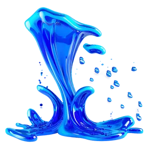 Flowing Blue Wave PNG Fum6 PNG