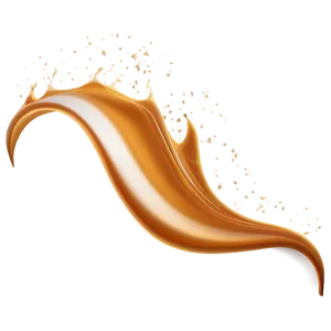 Flowing Caramel Wave Png 93 PNG image