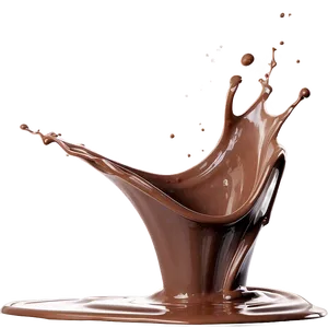 Flowing Chocolate Splash PNG Iop