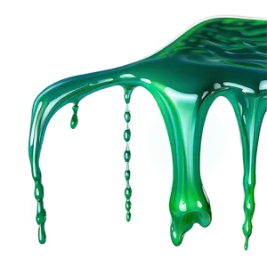 Flowing Green Slime PNG Uni