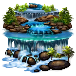 Flowing Water Png Rep97 PNG image