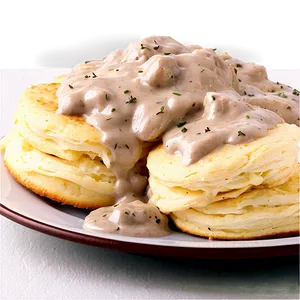 Fluffy Biscuits And Gravy PNG Orq
