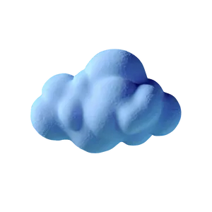 Fluffy Blue Clouds Pattern PNG Osl PNG