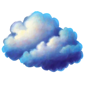 Fluffy Blue Clouds Png 06202024 PNG image