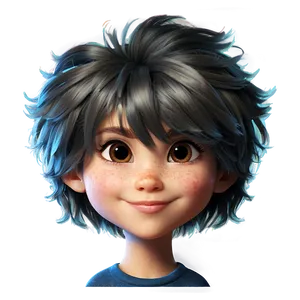 Fluffy Cartoon Hair Png 65 PNG image