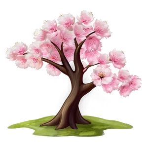 Fluffy Cherry Blossom Tree Png Jxh55 PNG image
