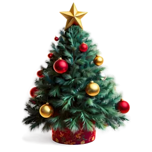 Fluffy Christmas Tree Image Png Daf PNG image