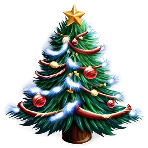 Fluffy Christmas Tree Image PNG Hpp95 PNG