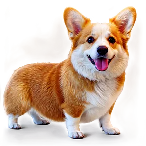 Fluffy Corgi PNG 39 PNG