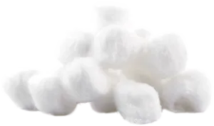 Fluffy Cotton Balls Isolated PNG image