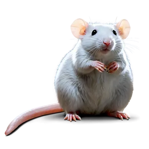 Fluffy Cute Rat PNG Tit PNG
