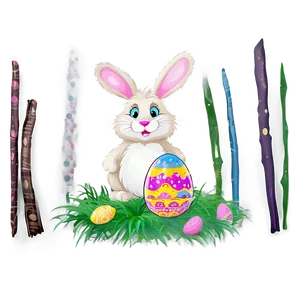 Fluffy Easter Bunny Png 81 PNG image