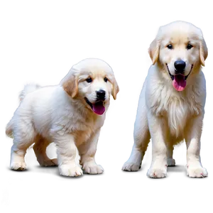 Fluffy Great Pyrenees Puppy PNG Ejw69 PNG