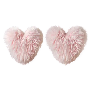 Fluffy Heart Emoji PNG Design 55