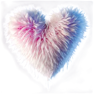 Fluffy Heart PNG 05232024