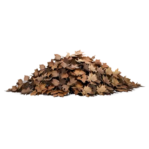 Fluffy Leaf Pile PNG 06202024