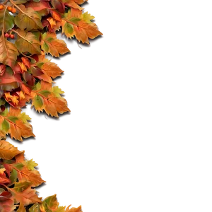 Fluffy Leaf Pile PNG 5