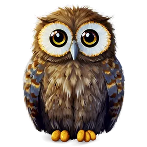 Fluffy Owl Png Ust PNG image