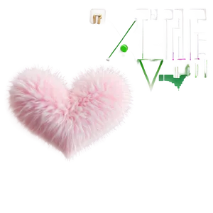 Fluffy Pink Heart Emoji PNG 74