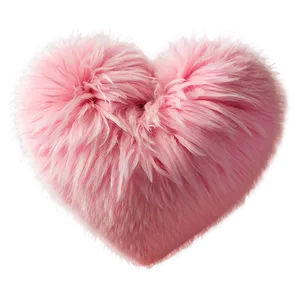 Fluffy Pink Heart Emoji PNG Toj