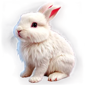 Fluffy Rabbit PNG 05062024