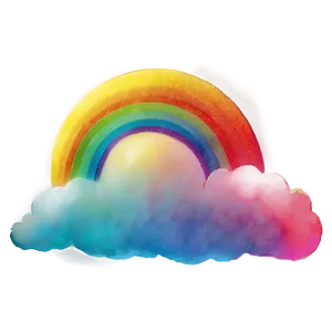 Fluffy Rainbow Png 06252024 PNG image