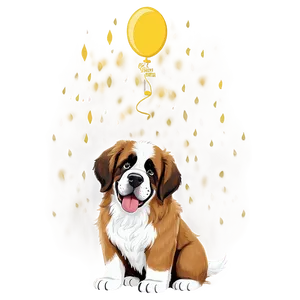 Fluffy Saint Bernard Coat Png 42 PNG image