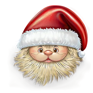 Fluffy Santa Hat Cartoon Png 54 PNG image