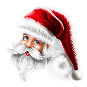 Fluffy Santa Hat Clipart PNG Uhc
