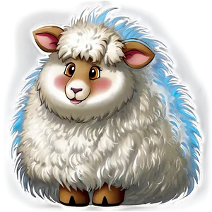 Fluffy Sheep Png 5 PNG image