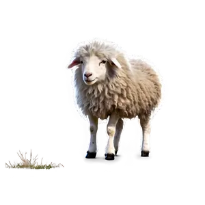 Fluffy Sheep PNG 94