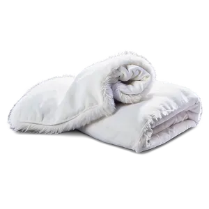 Fluffy White Blanket Png Pef PNG image