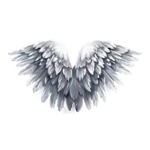 Fluffy White Wings Cartoon Png 06262024 PNG image