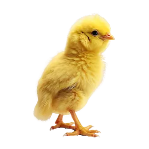 Fluffy Yellow Chick PNG 05242024 PNG