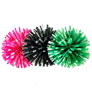 Fluorescent Cheer Pom Poms Png Mpw63 PNG image