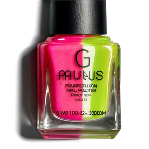 Fluorescent Nail Polish PNG Xno91 PNG