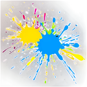 Fluorescent Paint Splatter Png 05042024 PNG image
