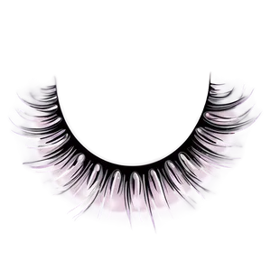 Fluttery Lashes Illustration Png 06122024 PNG image