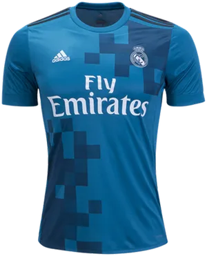 Fly Emirates Adidas Soccer Jersey PNG image