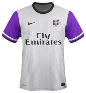 Fly Emirates Sponsored Football Jersey PNG image