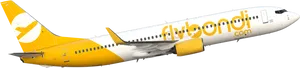 Flybondi Boeing Aircraft Midflight PNG image